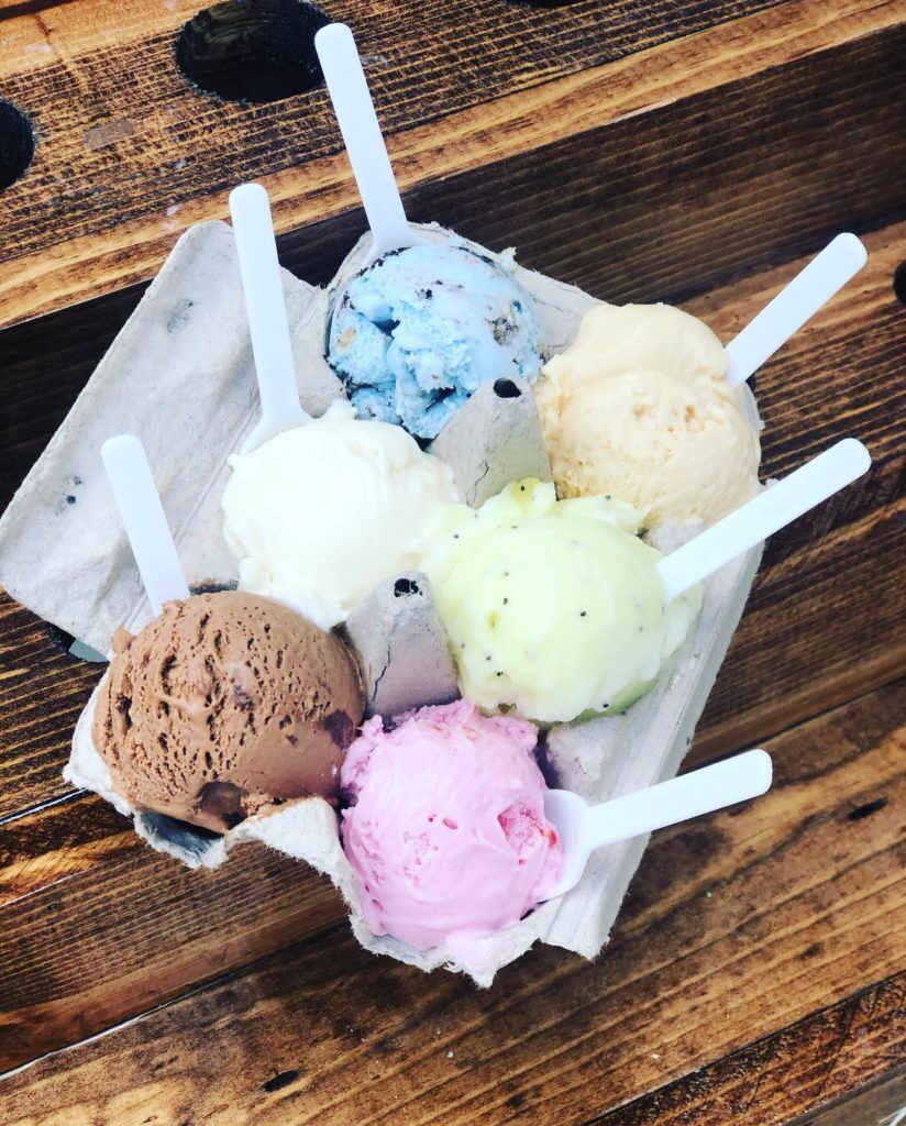 The Cart with Sweet Summer Treats in Gig Harbor